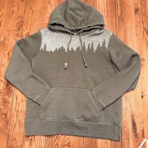Tentree Constellation And Juniper Green Hoodie Size Medium Women’s/unisex